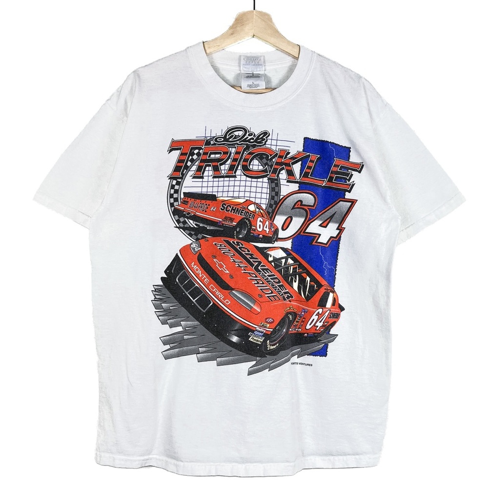 Vintage Mens Early 2000s Trickle Racing Shirt!